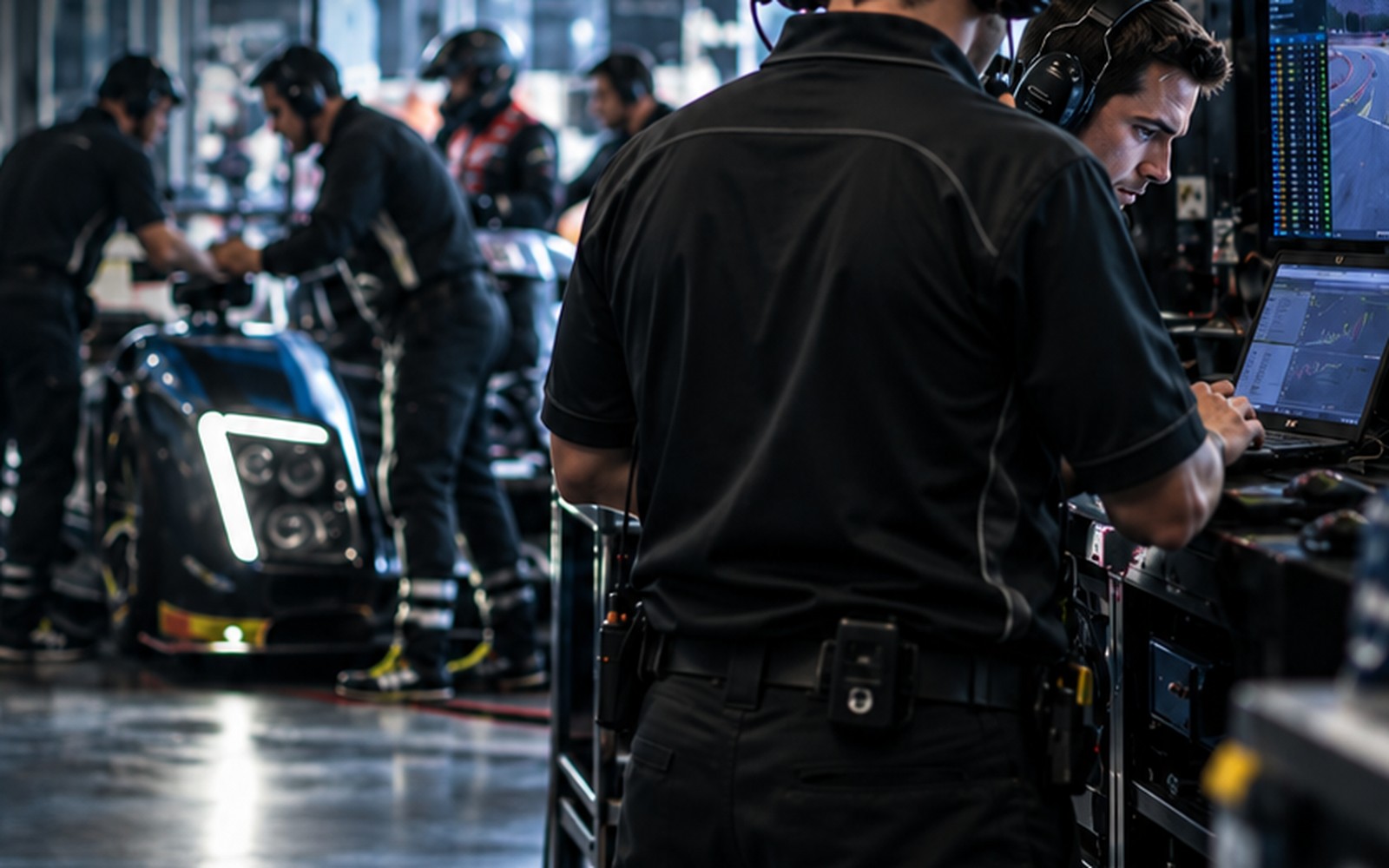 Endurance racing garage